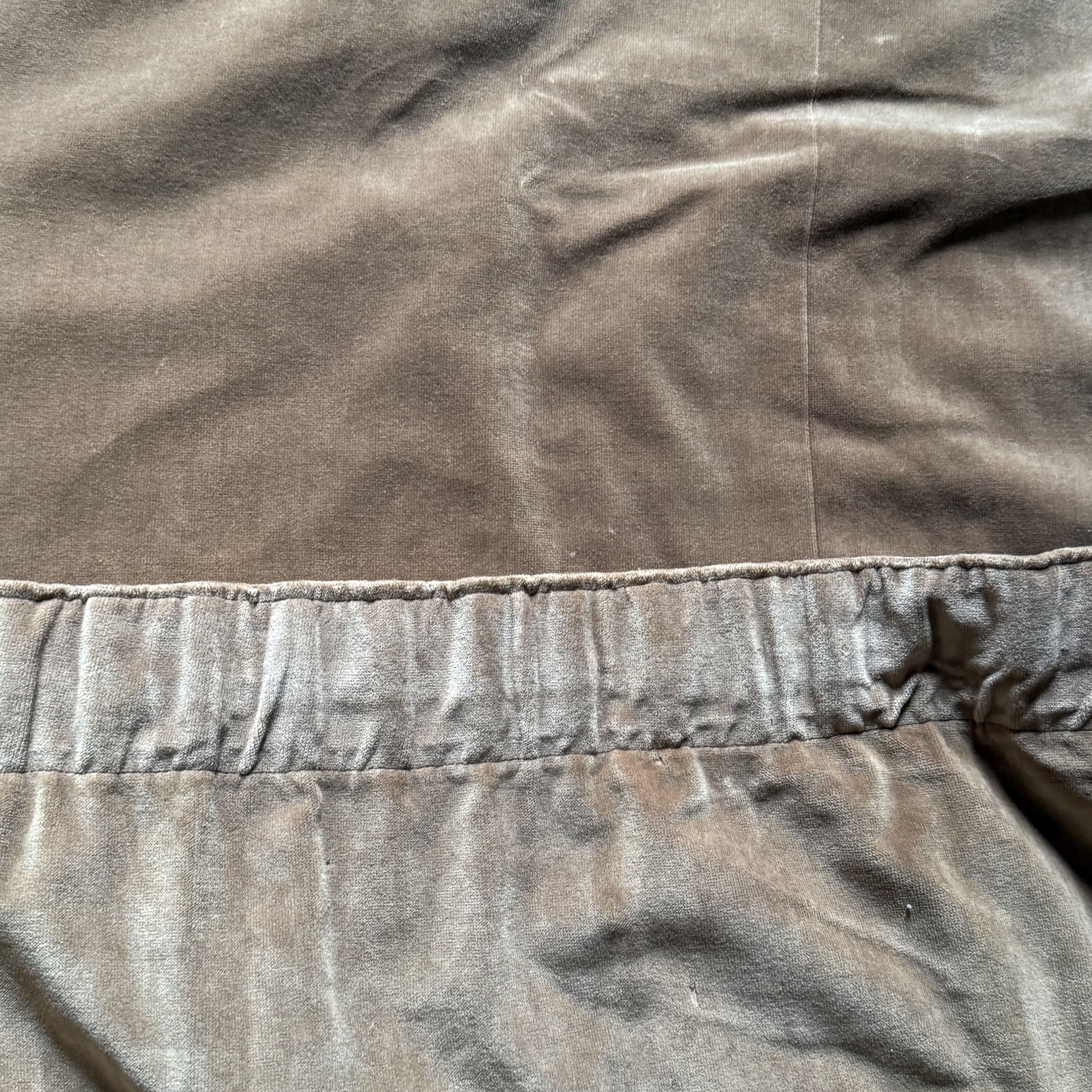 Latte Coloured Velvet Curtains