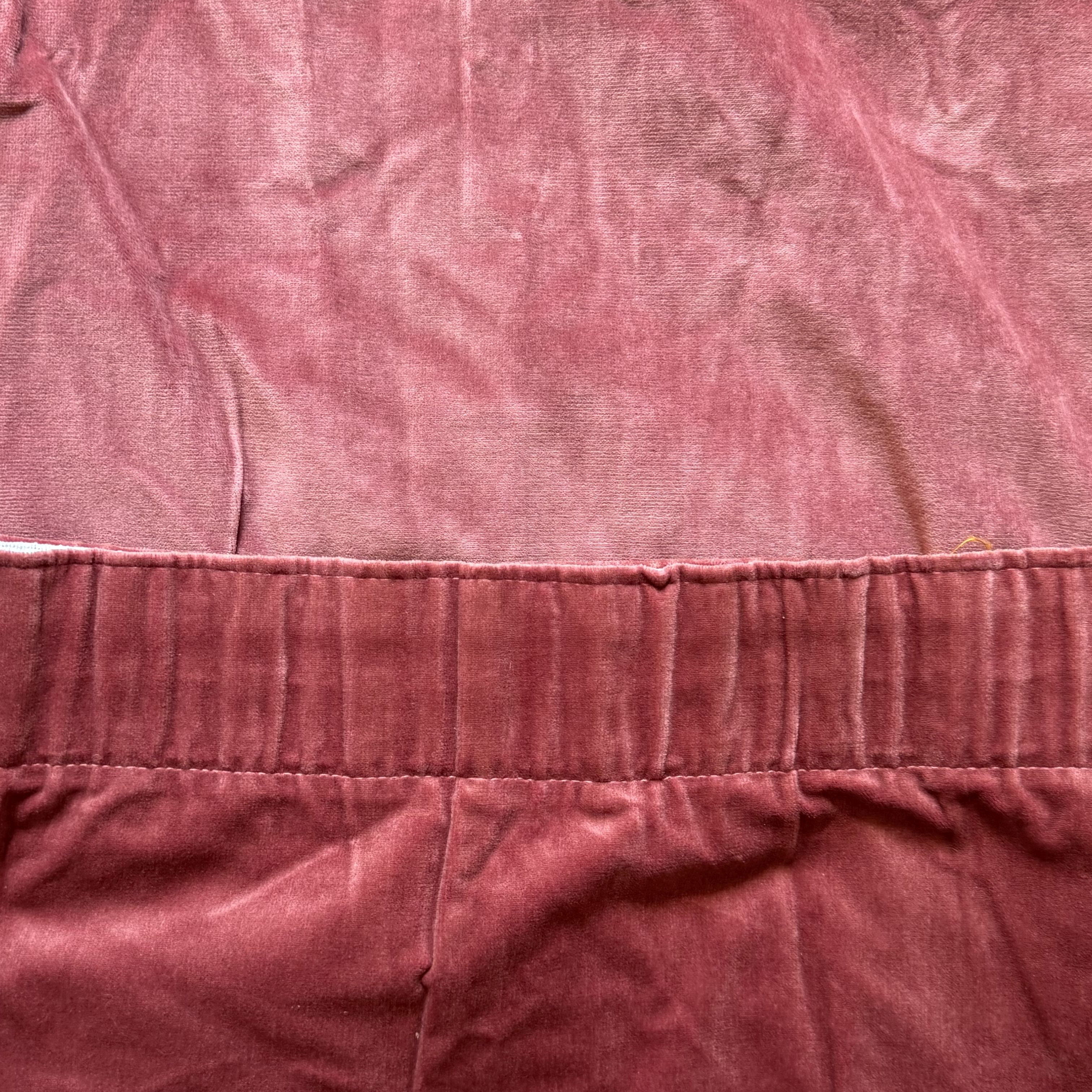 Rose Pink Velvet Door Curtain